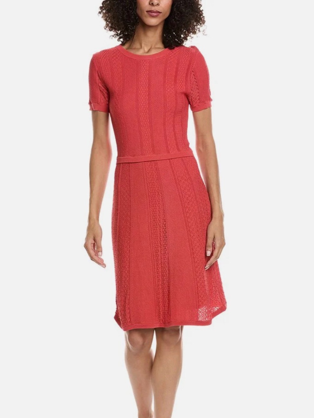 $365 MSRP NWT The Kooples Romantic Net Stitches Knit Dress with Open Back
